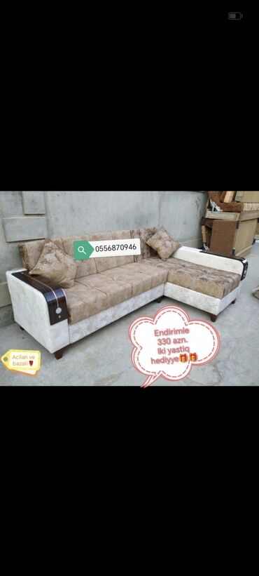 Divanlar: Künc divan, Yeni, Açılan, Bazalı, Parça, Şəhərdaxili pulsuz çatdırılma — 8