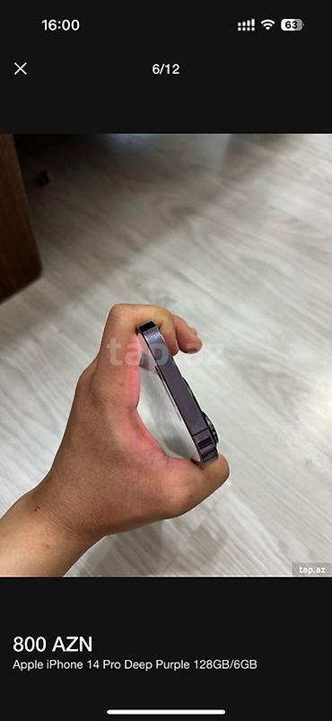 Apple iPhone: IPhone 14 Pro, 128 GB, Deep Purple — 5