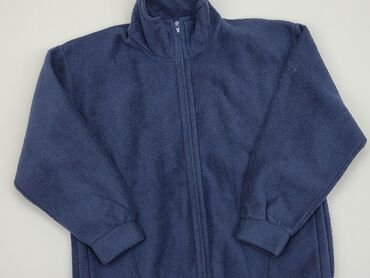 sweterek niebieski: Bluza, 10 lat, 134-140 cm, stan - Dobry