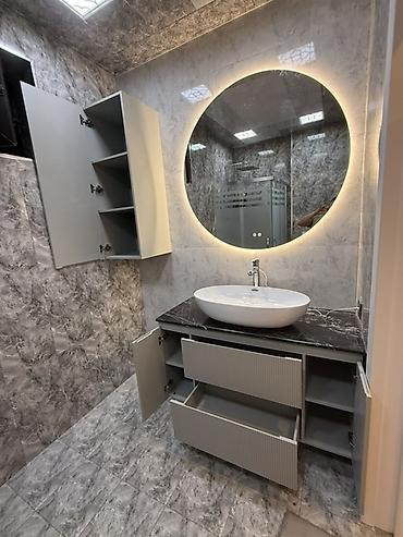 ucuz hamam: Fristand (müstəqil quraşdırılan) vanna və vanna otağı mebeli dəsti - — 8