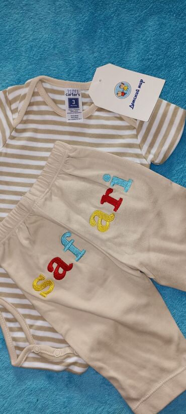 Брючные костюмы: Детские вещи от 3-6мес. на каждом фото . Турция. Пакет вещей — 2