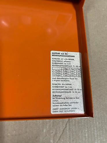 Medicinske lampe: Sonnenkind OSK 446 – UV/IR lampa - Tip: OSK 446 - Električne — 5