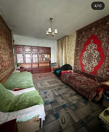 binar: 2 комнаты, 48 м², Аламедин-1 мкр 105 серия, 9 этаж, Требуется ремонт — 1