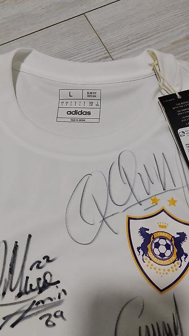 ağ şalvarlılar: Futbolka, Adidas, L, rəng - Ağ — 3