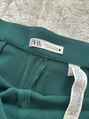 2021 şalvar modelleri: Şalvar, Zara, XL, rəng - Yaşıl — 2