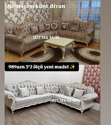Masa və oturacaq dəstləri: Masa və 6 stul dəsti – Xmd • Komplekt: 1 yemək masası + 6 ədəd stul — 131