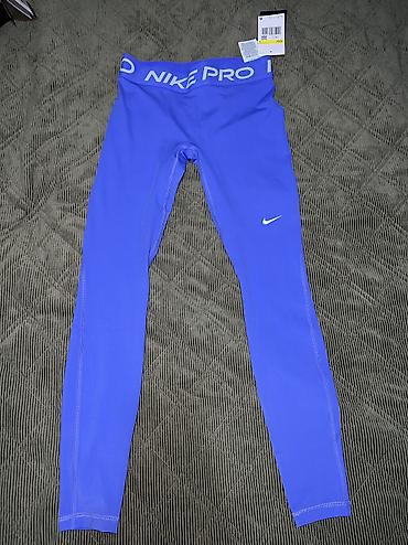 Helanke, biciklistički šortsevi: NIKE PRO Women's Training Tights - Sapphire/White vel. S, M NOVO — 3