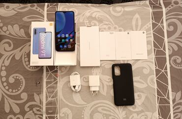 Xiaomi: Xiaomi Redmi 9T, 128 GB, rəng - Göy, 
 Sensor, Barmaq izi, İki sim kartlı