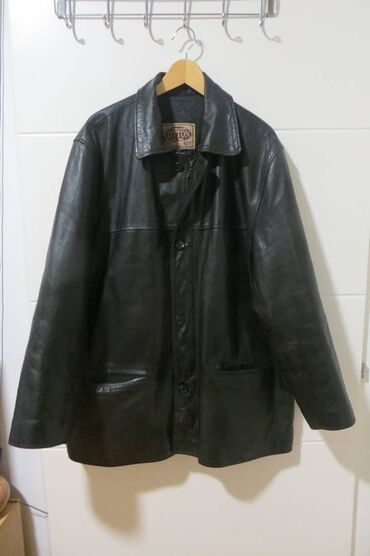 kožna jakna sa krznom: Jakna 2XL (EU 44), bоја - Crna