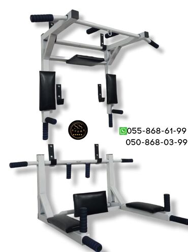 Turniklər və bruslar: ➡️turnik+brus+pres=39azn✔️ 150kq saxlama gücü var. 40/40 qalın dəmir — 5