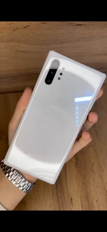 Samsung: Samsung Note 10 Plus, Б/у, 256 ГБ, цвет - Белый