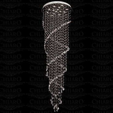 светильник ручной работы: Каскадная потолочная люстра с хрустальными подвесками - Тип