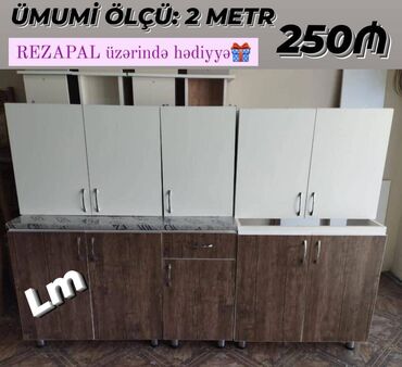 Qonaq otağı dəstləri: Sifarişlə mətbəx dəsti, Özü çəkən petlələr, Mat laminat, Kredit var, Ödənişli çatdırılma