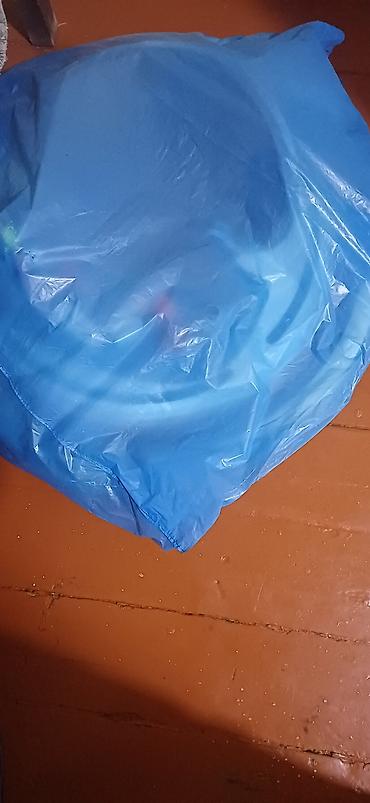 torba asfalt: Mavi rəngli iri ölçülü polietilen paket/torba - Material: sıx və — 1