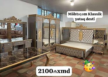 Дом и сад: Yataq otağı mebeli keyfiyyətli cehizlik mebel iki nəfərlik çarpayı — 1