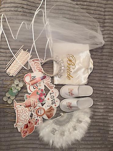 Toy aksesuarları: Gəlin temalı bachelorette/bridal shower dəsti Aksesuar və dekor — 8