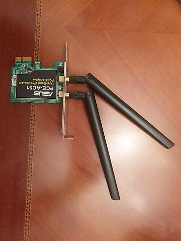x8: ASUS Brend Orginal wifi uzb antena modem ✅ masa üstü kamputer üçün — 1