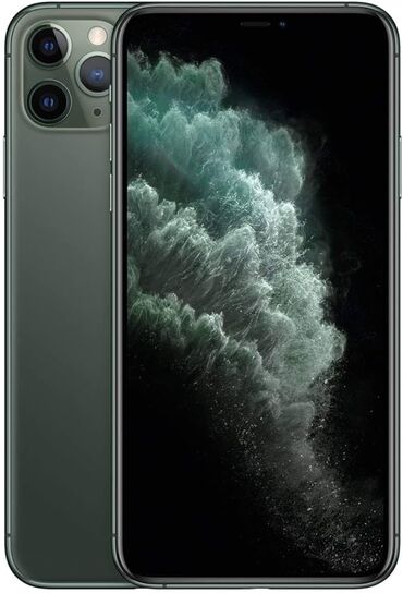 Apple iPhone: IPhone 11 Pro Max, 64 GB, Matte Midnight Green