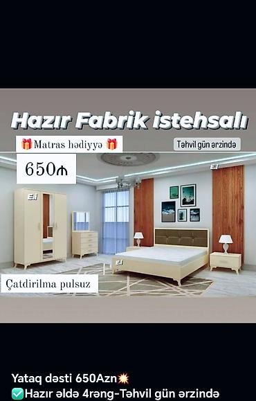 islenmis termo: 2 təknəfərlik çarpayı, Komod, Dolab, Termo, Yeni — 4