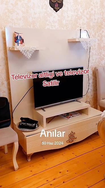 подставка: Televizor altlığı və televizor birlikdə satılır. yerləşdirməyə uyğun — 1
