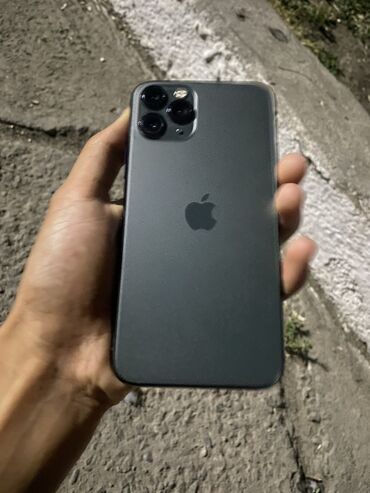 поко х7 про бишкек: IPhone 11 Pro, Б/у, 64 ГБ, Alpine Green, Зарядное устройство, Защитное стекло, Чехол, 74 %