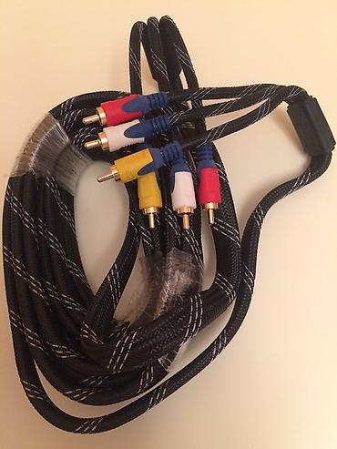 aux kabel 5m: Tulpan kabel avtomobilde manitordan arxa bagaja aparaturaya sesin ve — 5