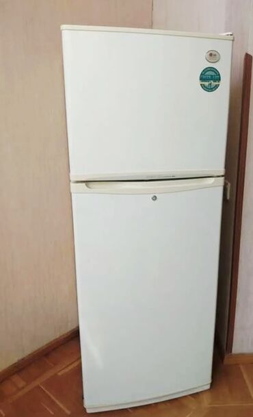 Техника для приготовления еды: Б/у 2 двери LG Холодильник Продажа, цвет - Белый, С колесиками