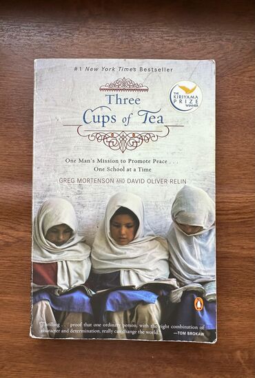 Иностранные языки: Three cups of tea Англисче китеп Книга на английском Баасы/цена: 350