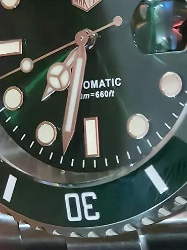 Ručni satovi: San Martin Sub Diver SN017 -Zelena- Rolex Submariner Potpuno nov — 3