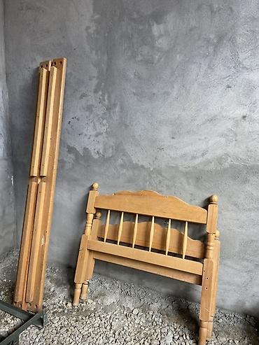 Taxta çarpayı karkası və detallar - Material: tam ağac (taxta) - lalafo.az -da Taxta çarpayı karkası və detallar - Material: tam ağac (taxta) -