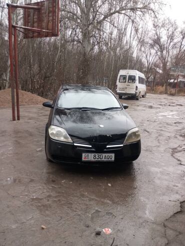 100000 сомдук машиналар: Nissan Primera: 2002 г., 1.8 л, Автомат, Бензин, Седан