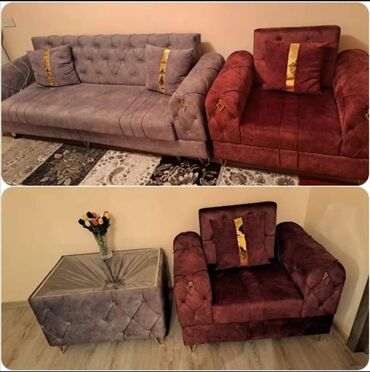 Salon, tibbi kreslolar: Divan, 2 kreslo
