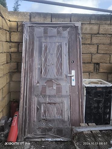 qar sekilleri: Dəmir giriş qapısı – komplekt - Material: qalın metal təbəqədən — 1