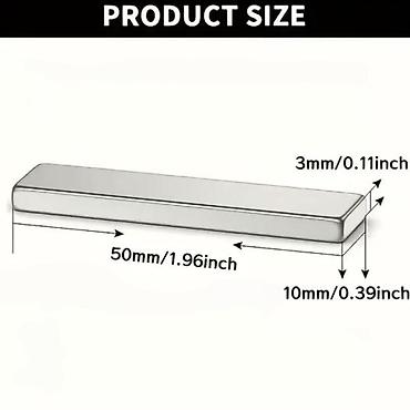 rucni nosko: Jaki neodimijumski magnetni šipkasti magneti 50x10x3mm T-32. CENA: 1 — 2