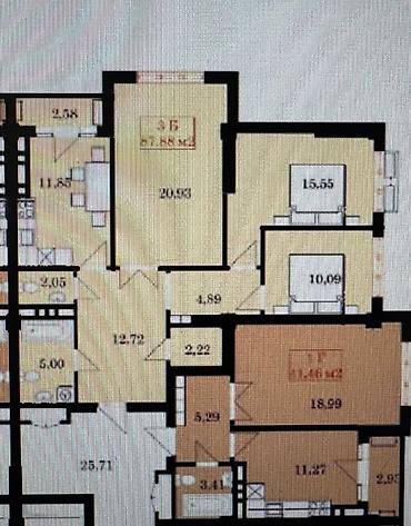 gala group: 3 комнаты, 88 м², Элитка, 4 этаж, ПСО (под самоотделку) — 8