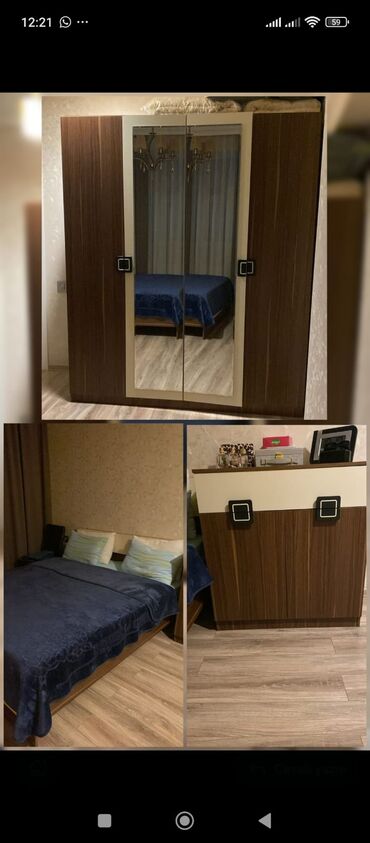 химчистка мебели: 2 односпальные кровати, Шкаф, Трюмо, 2 тумбы, Б/у