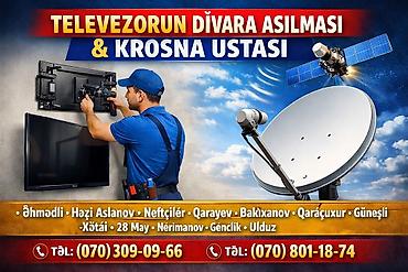 yoshiro televizor: Peyk antenalarının quraşdırılması | Quraşdırılma — 3
