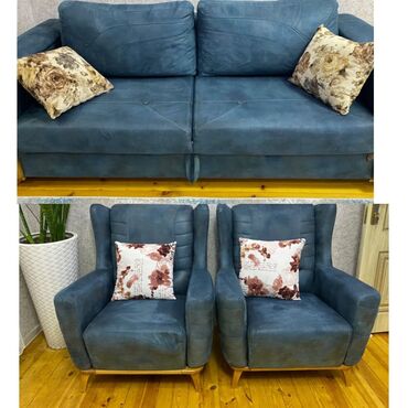 Divan və kreslo dəstləri: RumiEndirim ‼️‼️Yumsaq dest 600₼ satilir .2400₼ alinib .Divan acilir