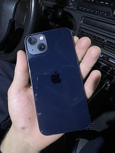 IPhone 13, Б/у, 256 ГБ, Синий, Чехол, 89 %