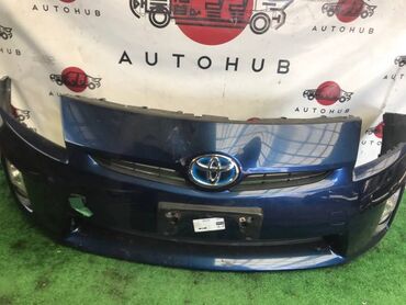 Бамперы: Передний Бампер Toyota Б/у, цвет - Синий, Оригинал
