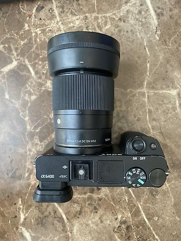 sony a7iv: Беззеркальная камера Sony α6400 (4K) с объективом Sigma 30mm f/1.4 DC — 2