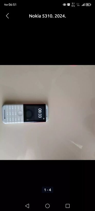 nokia 6100 mobile: Nokia 5310, < 2 ГБ, цвет - Белый, Кнопочный