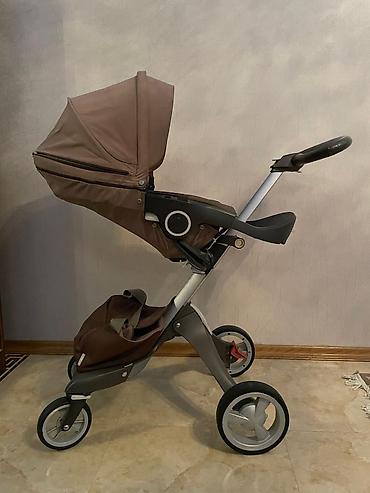 Gəzinti arabaları: Stokke Xplory uşaq arabası – qəhvəyi rəng Xüsusiyyətlər: - Yüksək — 5