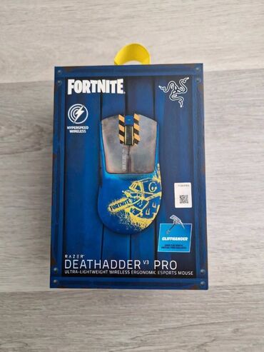Səsgücləndiricilər, qulaqlıqlar və mikrofonlar: Razer DeathAdder V3 Pro Fortnite Edition gaming mouse. Originaldır