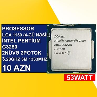 Prosessorlar: Kompüter üçün Prosessorlar ⭐LGA 775 İntel Core 2 Duo E6550 2,33Ghz 4M — 15