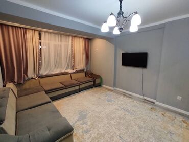 3 к квартира в Кыргызстан | Продажа квартир: 2 комнаты, 51 м², Элитка, 7 этаж, Свежий ремонт, Центральное отопление