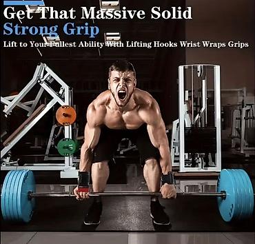 idman aletler: Məhsul: Fitnes üçün bilək qarmaqları (wrist lifting hooks) Təsvir: - — 3