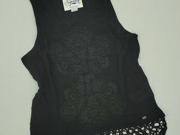 czarne t shirty damskie: Top M (EU 38), condition - Very good