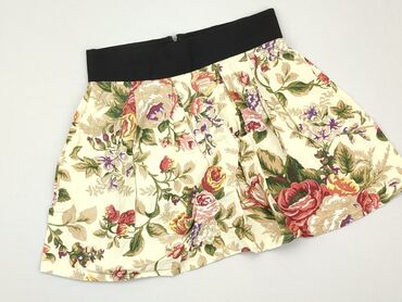 spódnice falbany w kwiaty: Skirt, S (EU 36), condition - Very good