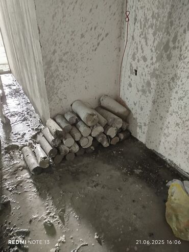 Beton işləri: Səssiz tozsuz səliqəli kəsim. Beton katlavan monolit kubik — 30